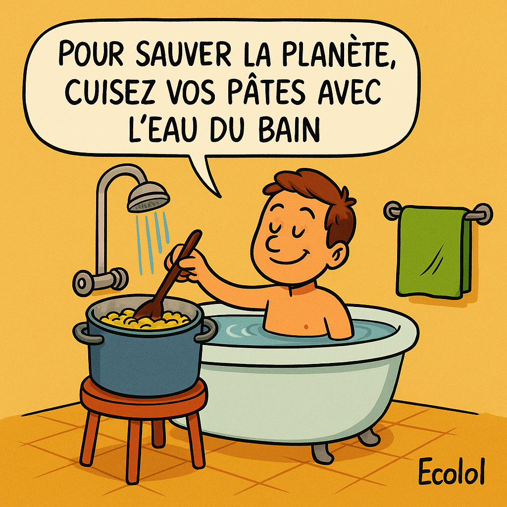 Pour sauver la planète, cuisez vos pâtes avec l’eau du bain